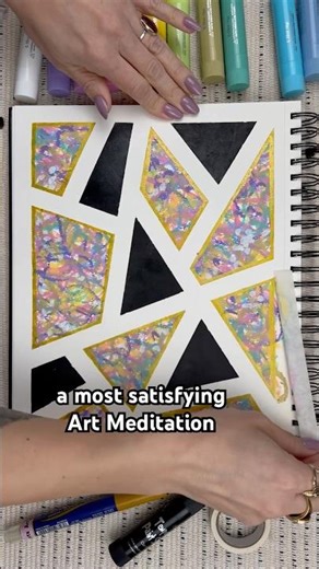 my preferred form of stress relief rn 😌 #mindfulart #satisfyingart #relaxingart