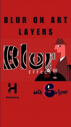 Blur on Art Layers | Toon Boom Harmony 24