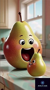 Pear 3d animation