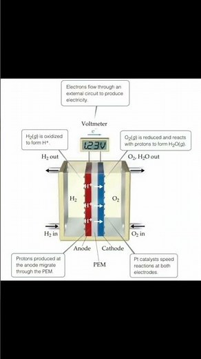 H2-O2 fuel cell