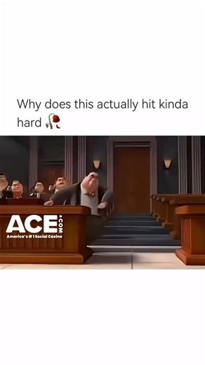 Trending viral meme on Instagram: "This video features an animated scene from Bee Movie showing the lawyer Layton T. Montgomery dramatically pleading his case in a courtroom, using exaggerated hand gestures and striking dynamic poses. The clip, which has the text "Why does this actually hit kinda hard 🥀" overlaid, is not set to the movie's original audio but to an intense, gritty drill rap song. The core of the meme lies in the unexpectedly perfect synchronization between the lawyer's th