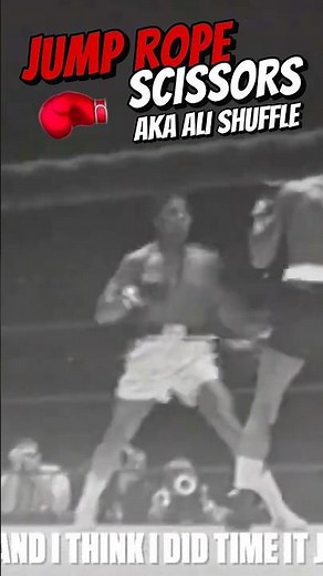 Ali Shuffle Secrets Revealed: Jump Rope Tutorial 🥊 #jumprope #footwork #boxer #shorts