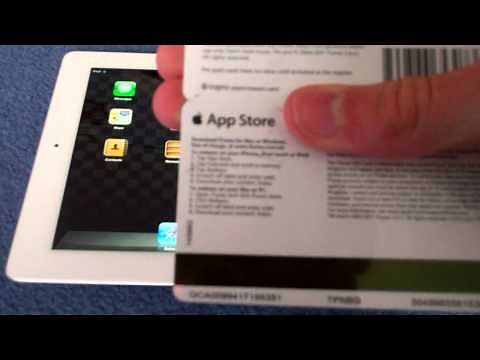 How to Put an App Store / iTunes Gift Card on Your Device : iPad / iPhone / iPod Touch