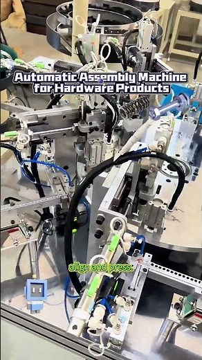 Hardware Production Line Automation | Assembly Machine in Action