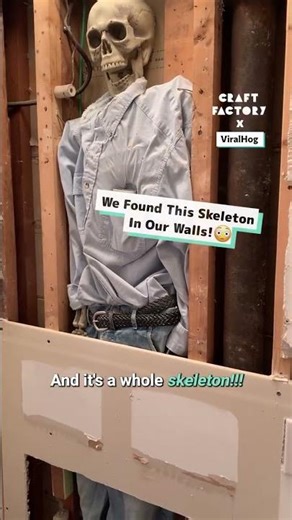We Found A Skeleton In Our Walls 💀😱