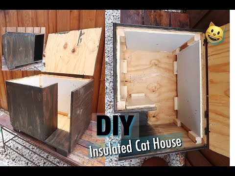 DIY INSULATED CAT HOUSE *INEXPENSIVE*