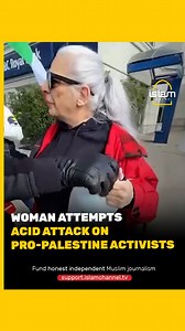 A woman tried to carry out an acid attack on pro-Palestine activists in Toronto, Canada. Police quickly intervened and arrested her before anyone was harmed. Fund honest independent Muslim journalism: https://support.islamchannel.tv | Islam Channel