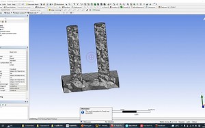 workbench mesh 全局网格划分1