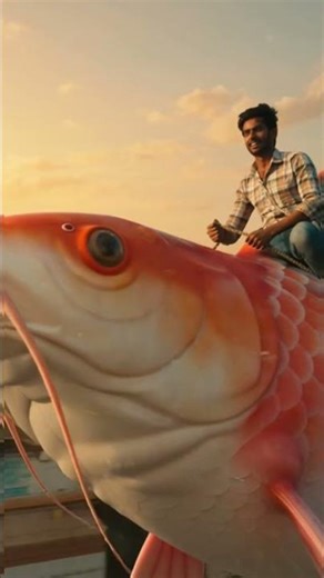 Kite and fish fly on the sky🪄✨❤️💯