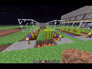 Minecraft - melon farm v2 tutorial, with automatic harvesting and restart