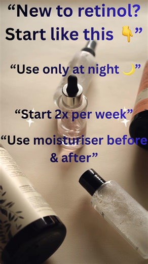 How to start using retinol safely.#healthyskin #retinol #softglowsecrets 🤍