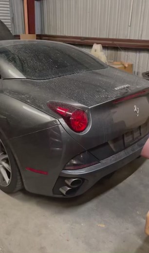 Crazy that this California was salvaged by insurance company. We will have it fixed in a few days. It’s already sold. #ferrari #california #ferrparts #wrecked #exotic #car #cartiktok #fypシ #fyp