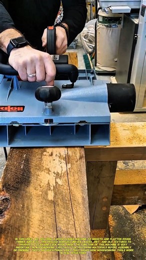 Amazing Wood Planer Machine Process | Smoothing Rough Timber Efficiently.