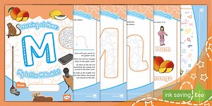 Learning at Home: My Letter 'M' Activity Booklet