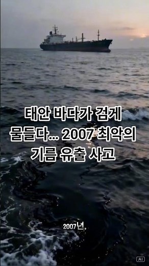 “태안 바다가 검게 물들다… 2007 최악의 기름 유출 사고”