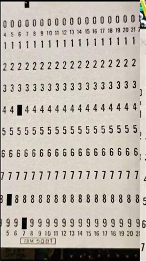 IBM 5081 "Boxed" Punch Card #ibm #vintagetechnology #vintagetech