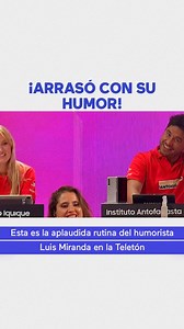 El humorista oriundo de Vicuña, Lucho Miranda, conocido por su participación en el programa Got Talent Chile de Mega, hizo reír a todos en el Teatro Teletón con su particular humor👏🏼👏🏼. “Lucho” se refirió a su camino de rehabilitación tras sufrir asfixia al nacer, lo que generó una parálisis cerebral. | Mega.tv