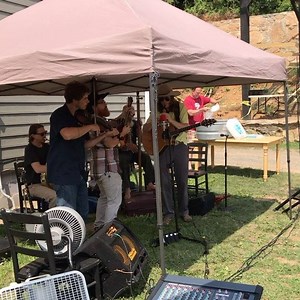 Plank Stompers getting ready for the Beef and Bluegrass festival at Bluemont Vineyard! Bluegrassin tuba and penny whistle! | Bluegrass Country Radio