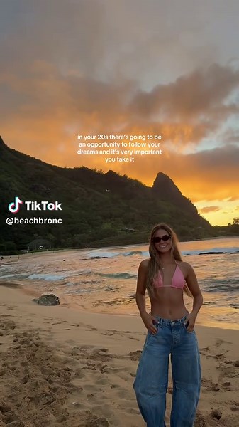 my advice to you🩷👙 #beachbronc | Beach