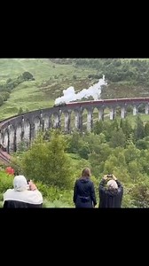 Jacobite Steam Train 🚂 Would you take this iconic train ride in the rain? #GlenfinnanViaduct #JacobiteSteamTrain #ScottishHighlands #HogwartsExpress #Scotland #ScotlandMagic #ScotlandTravel | Amazing World