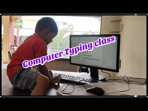 Kids alphabets typing & alphabets identification in keyboard#children#shorts#computer class