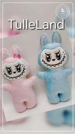 Design for machine embroidery. Labubu Toy In the Hoop Digital Design