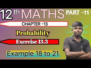 Class 12 MATHS Chapter 13 Exercise 13.3 Example 18 to 21 #ncert #jac_board #Sahibganj