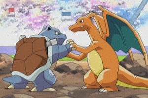 🔥 vs. 💧 = ❓❗ Ash and Charizard take on Gary’s Blastoise in the Silver Conference! Ash will need to defy all the odds to secure the win in this tough matchup! Who are you rooting for in this one? 📺 Fire up your Friday by reliving this classic Pokémon battle on Pokémon TV now! http://bit.ly/2UMEGPF | Pokémon