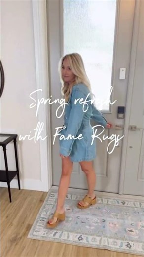 Chic Entryway Upgrade? This Lavender Runner 💜✨