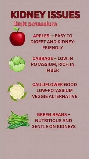 Low-Potassium Foods 💧✨ Eat Smart, Stay Balanced! #healthylifestyle #food