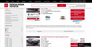 Looking for a pre-owned vehicle? We have over 175 for you to choose from! Trucks, SUVs, minivans, you name it! Start looking now at https://loom.ly/Rh8PQ58 | Tuscaloosa Toyota