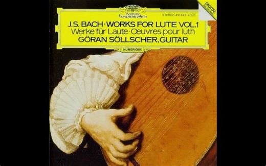 J S Bach Works for Lute Complete Göran Söllscher Lute Guitar
