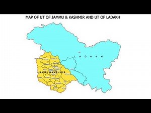 New Map Of India Shows Union Territories Of Jammu And Kashmir, Ladakh