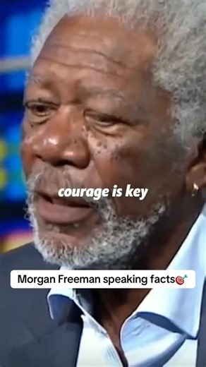 UNsrry | Empowering quotes | Unapologetic art | Music on Instagram: "Morgan Freeman speaking facts🎯 #ExplorePage✨ #feed #viral #Motivation #QuotesDaily #morganfreeman #courage"