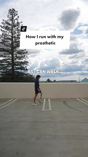 Challenges of Walking with a Running Blade Prosthetic