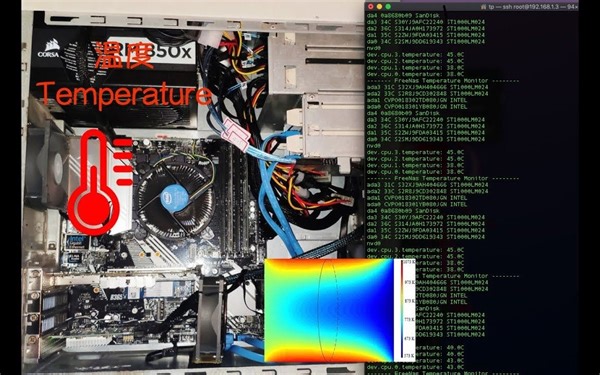 FreeNas如何查看硬盘温度（How to monitor FreeNas HDD temperature in realtime)