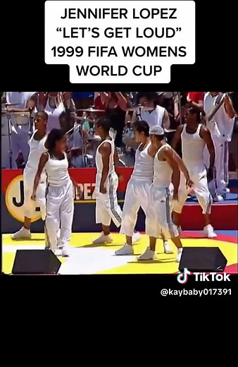 Jennifer Lopez Let's Get Loud at the 1999 FIFA Women's World Cup