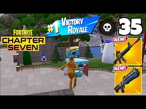 Fortnite Chapter 7 | * Mythic Hush's Dead Eye Assault Rifle + Iron Pump Shotgun | High Kill Gameplay