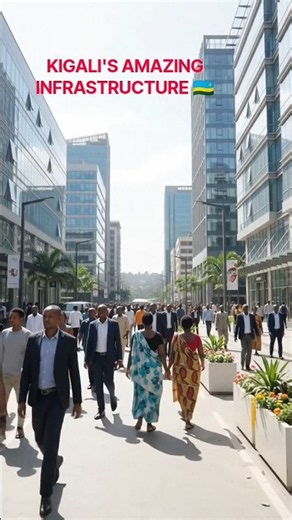 Amazing Kigali City 🇷🇼 | Future of Africa #Shorts #Kigali #Rwanda #smartconstruction