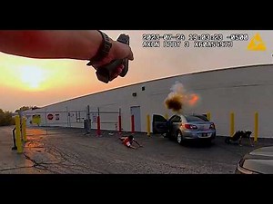 Father & Son Police Pursuit Ends in Flames