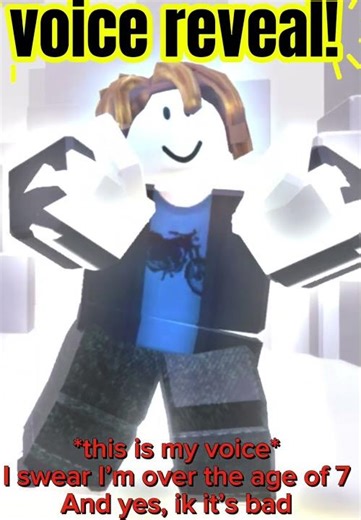VOICE REVEAL! (this is my voice) #roblox #voicereveal #viral song: love songs