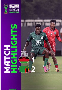 Zambia 2-1 Malawi WAFCON 2026 Highlights