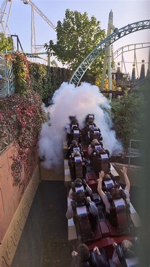 Great to see THORPE PARK Official adding this smoke effect to enhance the ride experience of Colossus - the original 10 inversion roller coaster! 🎢 #thorpepark #rollercoaster #themepark #smoke | Coaster Wave