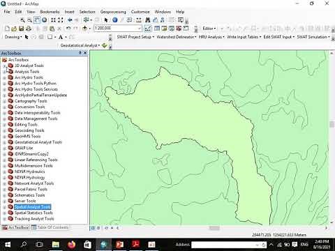 Surface irrigation suitability mapping using Arc GIS and AHP part two