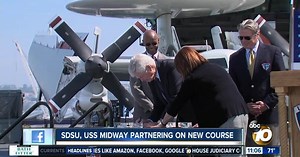 San Diego State partners with USS Midway for military history courses