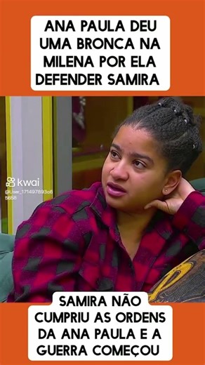 #shorts ANA PAULA VS TIA MILENA #bbb #realityshow #bbbnoticias #bbbb #humor #noticias #fofoca #meme