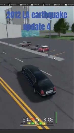 #robloxstudio #roblox #shorts 2012 LA Earthquake update 4 - Roblox Studio