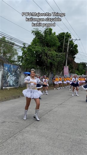 Majorette Dance Performance on the Streets