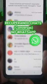 How to recover WhatsApp conversations (full backup and restore) #whatsapp #backup #chat