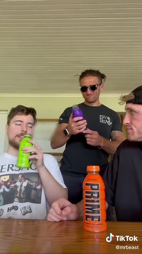 Reply to @1h_squire this was my first time trying prime lol @Logan Paul @Casey Neistat